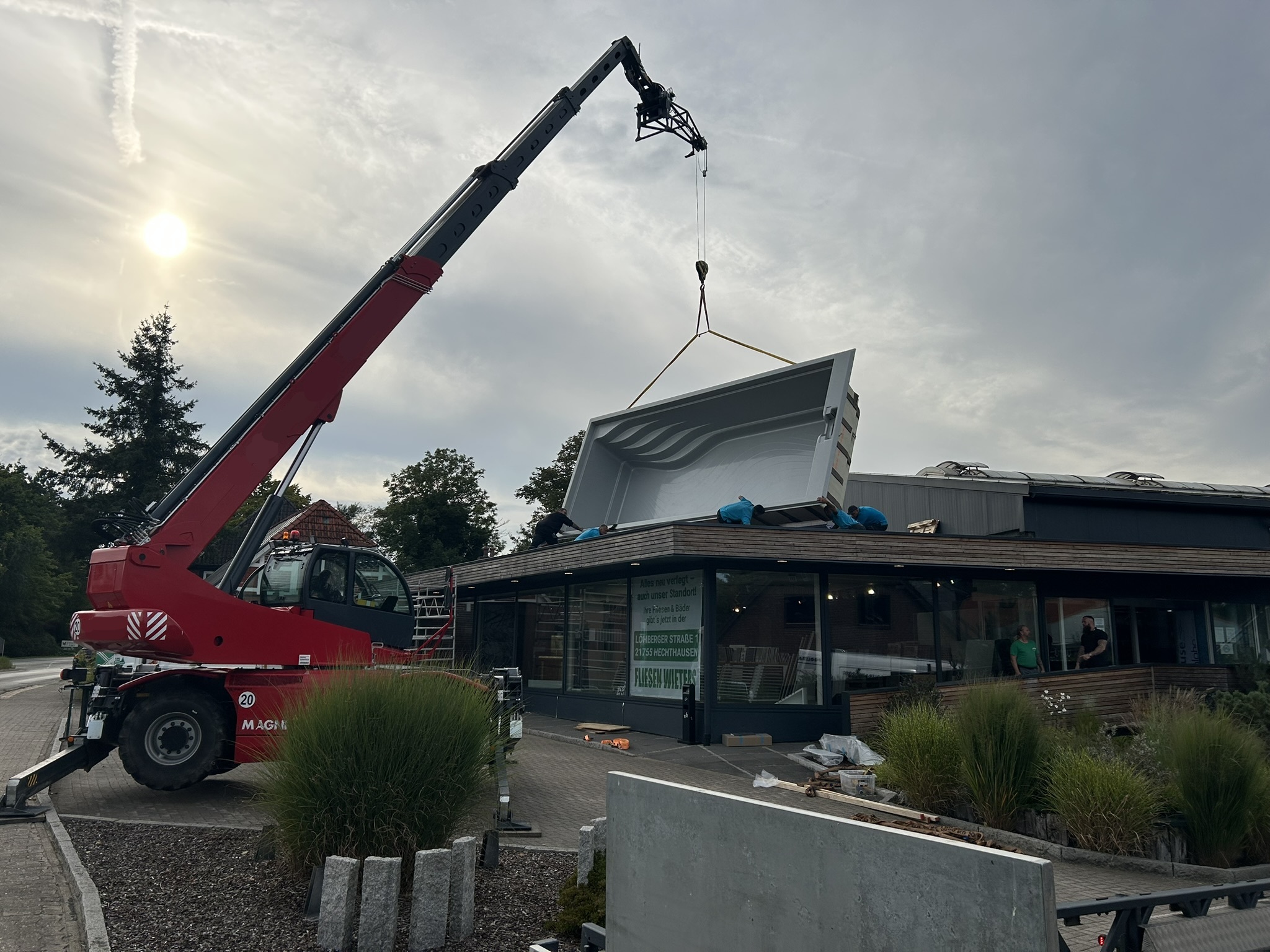 Kranarbeiten und Schwertransport