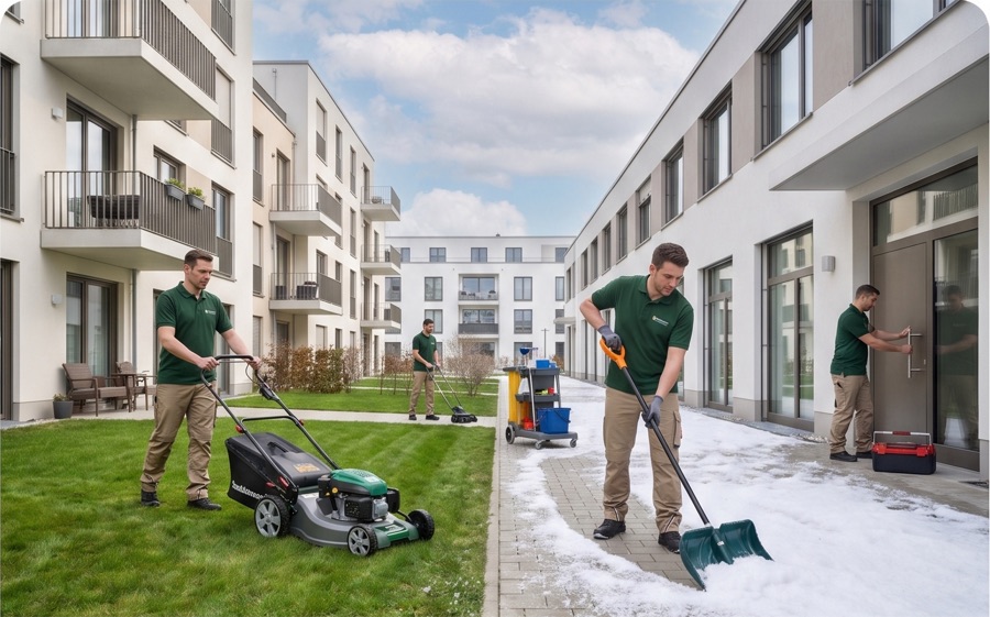 Hausmeisterdienste an Wohn- und Gewerbeobjekten